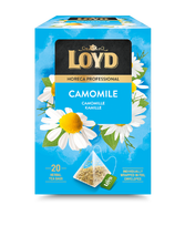 Žolelių arbatos gėrimas LOYD HORECA ramunėlių skonio, piramidė, 20 x 1,5g