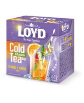 Arbata LOYD Cold Infusion, apelsinų ir šalavijų skonio, 12 x 2,5 g