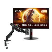 Mėnesio pasiūlymas | AOC Q27G4ZDR 27" QHD 240Hz QD-OLED monitorius + Ultradesk SWORD laikiklis