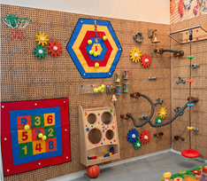 STEM mokslinių eksperimentų ir sporto priedų rinkinys edukacinėms STEM sienelėms MASTERKIDZ