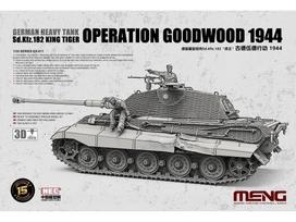 Tankas King Tiger Sd.Kfz. 182 operacija Goodwood 1944 Meng 1/35 ES-011