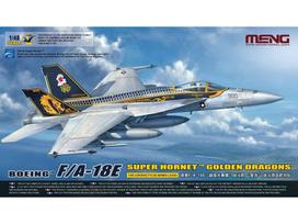 Boeing F/A-18E Super Hornet Golden Dragons lėktuvo modelis Meng 1/48 LS-023