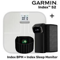 GARMIN Index™ S2, White Scale + Index BPM + Index Sleep Monitor išmaniosios svarstyklės 010-02294-71 / 010-02464-02 / 010-03024-01