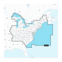GARMIN U.S. East - Lakes, Rivers and Coastal Marine Charts Garmin Navionics+™ | NSUS007R | microS sonaro kortelė 010-C1291-20