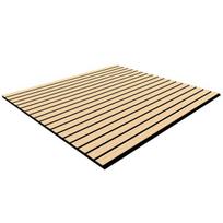 Interjero akustinė plokštė Evella Slim Line Easy 60, 600x594x9 mm, juoda