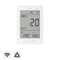 Išmanusis oro kokybės matuoklis AirGuard PM2.5, Wi-Fi, su LCD ekranu, SAWF-07P, SONOFF