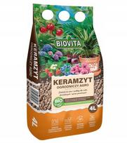 Sodininkystės keramzitas 4–8 mm, 4 l, drenažui ir vazoniniams augalams