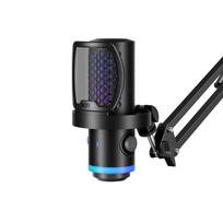 Žaidimų mikrofonas BOYA CastMic G40B su laikikliu, USB-C, juodas
