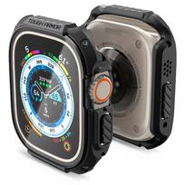 Dėklas Spigen Tough Armor laikrodžiui Apple Watch Ultra 49 mm, juodas