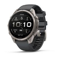 Garmin fēnix 9 Pro 47 mm Titanium/Graphite/Black Silicone Sportinis išmanusis laikrodis