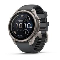 Garmin fēnix 9 Pro inReach 47 mm Titanium/Graphite/Black Silicone Sportinis išmanusis laikrodis