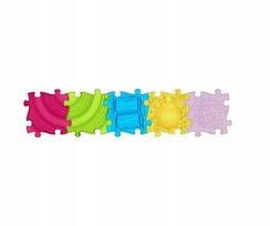 Sensorinis masažinis kilimėlis ASKATO 5in1 Medium, 30 cm x 30 cm, 5 vnt, įvairių spalvų