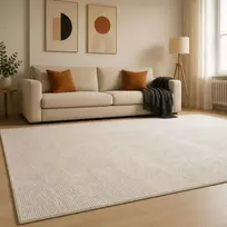 Kilimas Kreminė 300 x 400 cm 100% poliesteris 3 mm Plaunamas
