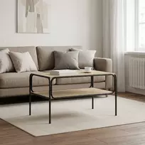 Šoninis stalas Sonoma ąžuolas 100 x 50 x 46 cm Apdirbta mediena