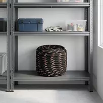 Daugiafunkcinė buitinė virvė 18 mm 25 m Juoda ir raudona PP