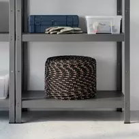 Daugiafunkcinė buitinė virvė 10 mm 25 m Juoda ir raudona PP