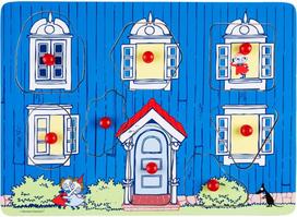 Medinė dėlionė Moomin Moominhouse, įvairių spalvų