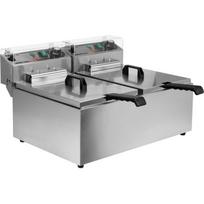 Yato gruzdintuvė YG-04624, 2x11,5l, 2x5000W, 380-400V, 50-60Hz, 60-200°C, nerūdijantis plienas, šaltoji zona, termostatas