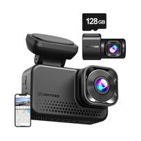 REDTIGER VC70 Wi-Fi 4K + 2,5K vaizdo registratorius su 128GB kortele