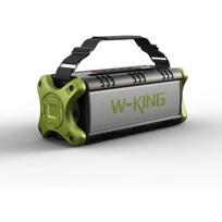 W-King D8-GRE nešiojamas stereo garsiakalbis, 90 W, Bluetooth 5.0, laidinis ir belaidis, integruotas akumuliatorius
