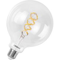 Osram išmanioji lemputė SMART+ MATTER Filament Multicolor Classic Globe 125 40, 4058075850804, E27, 4.8 W, RGBW, Wi-Fi, 470 lm