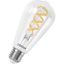 Osram išmanioji lemputė SMART+ MATTER Filament Multicolor Classic Edison 40, 4058075850781, E27, 4.8 W, 470 lm, RGBW, Wi-Fi, IP20