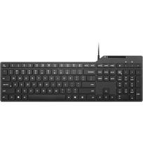 Lenovo išmaniosios kortelės klaviatūra 5000 4Y41U13348, USB-A, laidinė, estų išdėstymas, juoda, stūmoklio jungiklis, Windows 10/11