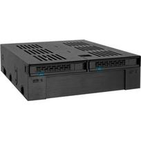 Icy Dock ExpressCage MB322SP-B, montavimo rėmas, 2x 2,5 colio, 1x 3,5 colio, 1x 5,25 colio, juodas, 2x SATA, 1x SATA maitinimas