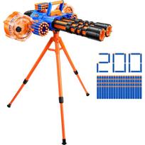 Zuru Insanity Motorized Dart Storm Blaster 36918, 27m, 200 šūviai, 2 vamzdžiai, 2 būgnai, 4 dėtuvės, stovas, 8+ metai