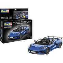 Revell Modelio rinkinys Corvette C8 Cabriolet 67750, 1:25, 149 vnt., klijai, dažomas, plastikas, 10+ metų, pažengusiems