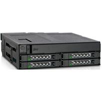 Icy Dock ToughArmor MB604SPO-B, keičiamas rėmas, 4x 2,5 col. SATA/SAS, 1x 5,25 col. Slim, 6Gbps, 40 mm ventiliatorius