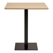 Stalas - Fano kavinės stalas - 70x70x75 cm - Juodas