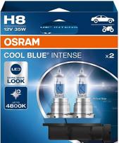 OSRAM COOL BLUE INTENSE H8 — halogeninė priekinio žibinto lemputė, 2 vnt.