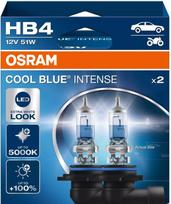 OSRAM COOL BLUE INTENSE HB4 — halogeninė priekinio žibinto lemputė, 2 vnt.
