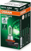 OSRAM ULTRA LIFE H11 — halogeninė priekinio žibinto lemputė, 1 vnt.