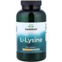 Swanson Vitamins, L-lizinas, 500 mg, 300 veganiškų kapsulių