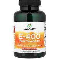 Swanson Vitamins, Vitaminas E-400, mišrūs tokoferoliai, 268 mg (400 TV), 250 minkštųjų kapsulių