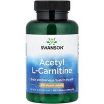 Swanson Vitamins, Acetil-L-karnitinas, 500 mg, 100 veganiškų kapsulių
