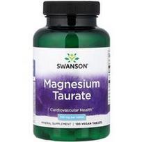 Swanson Vitamins, Magnio tauratas, 100 mg, 120 veganiškų tablečių