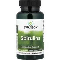 Swanson Vitamins, Spirulina, 500 mg, 180 veganiškų tablečių