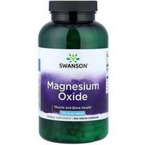 Swanson Vitamins, Magnio oksidas, 200 mg, 500 veganiškų kapsulių