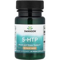 Swanson Vitamins, 5-HTP, 50 mg, 60 veganiškų kapsulių