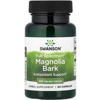 Swanson Vitamins, „Full Spectrum®“ magnolijų žievė, 400 mg, 60 kapsulių