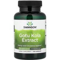 Swanson Vitamins, Gotu Kola ekstraktas, standartizuotas, 100 mg, 120 kapsulių
