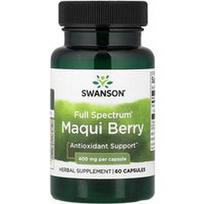 Swanson Vitamins, „Full Spectrum®“, maki uogų, 400 mg, 60 kapsulių