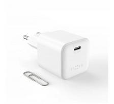 Fixed Mini GaN power adapter with USB-C output and PD support, 65W