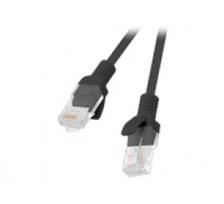 Lanberg Patchcord CAT.5E UTP 0.25M fluke passed 10-pack, Black | PCU5-20CC-0025-BK