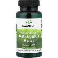 Swanson Vitamins, „Full Spectrum®“ astragalų šaknis, 470 mg, 100 veganiškų kapsulių