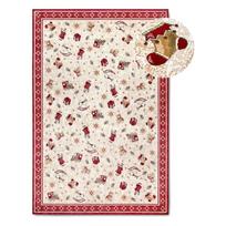 Iš medvilnės mišinio kilimas raudonos spalvos su Kalėdų motyvu 160x230 cm Toy's Delight Red Christmas – Villeroy&Boch