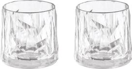 Koziol Plastikinės stiklinės Club No. 2 Tritan 250 ml, skaidrios, 2 vnt.